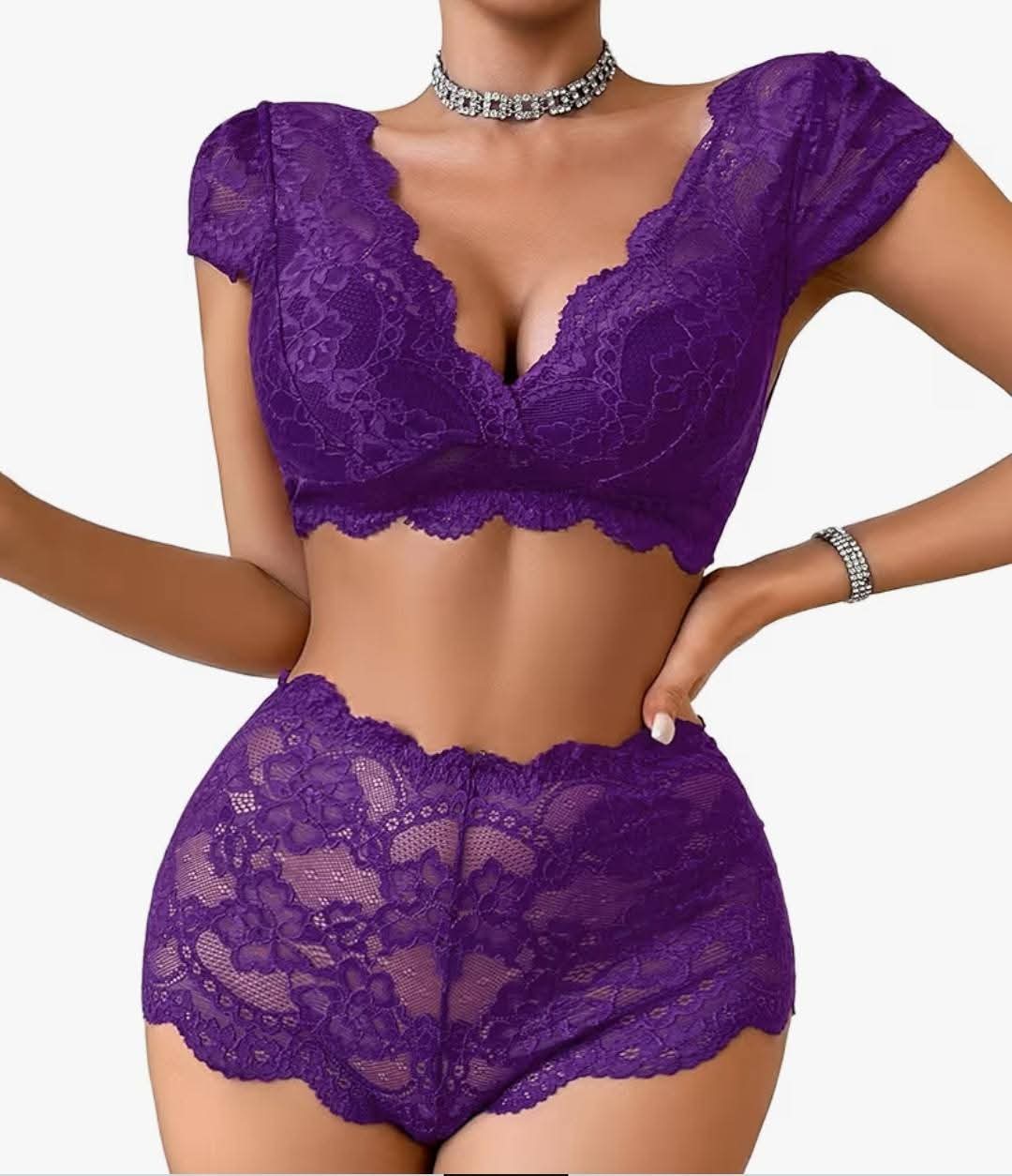 Sweet Dreams Two Piece - Purple Perfection