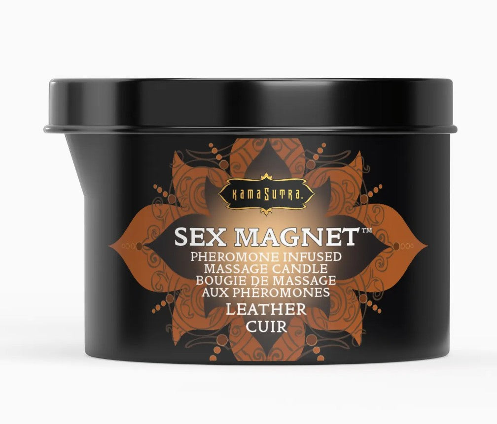 S. Magnetic Leather Pheromone Massage Candle