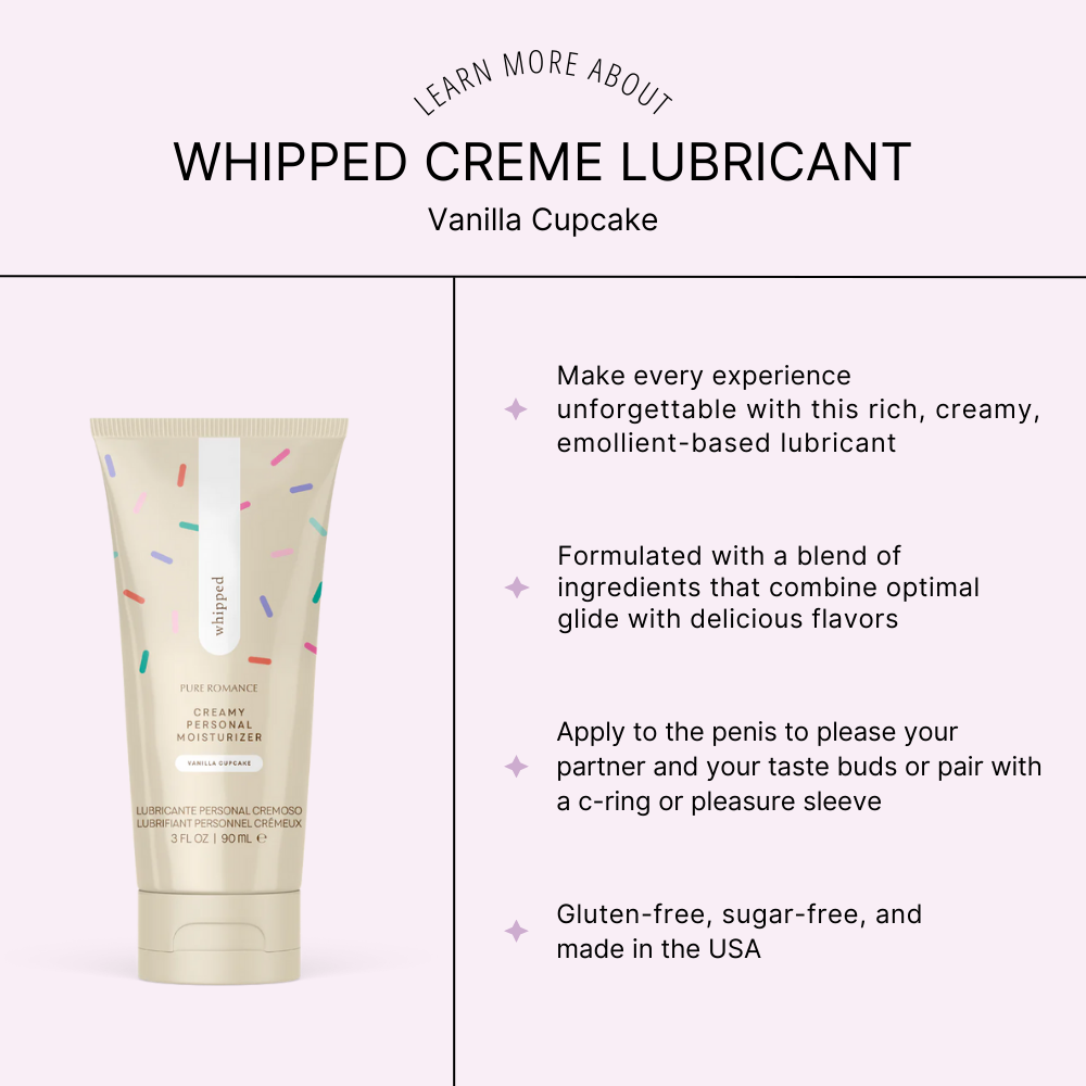 Whipped Creme Lubricant - Vanilla Cupcake