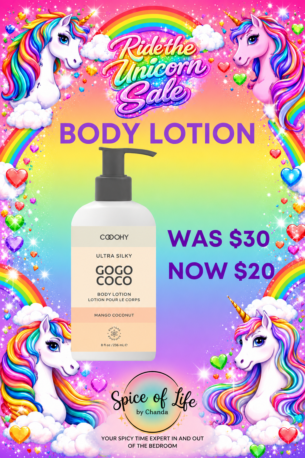 Body Lotion - Mango Coconut
