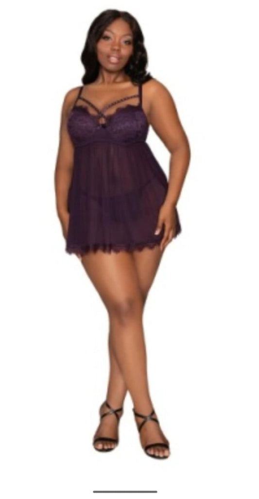 Eggplant Babydoll