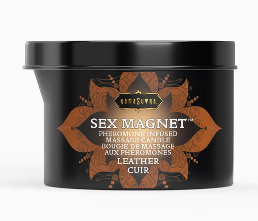 S. Magnetic Leather Pheromone Massage Candle