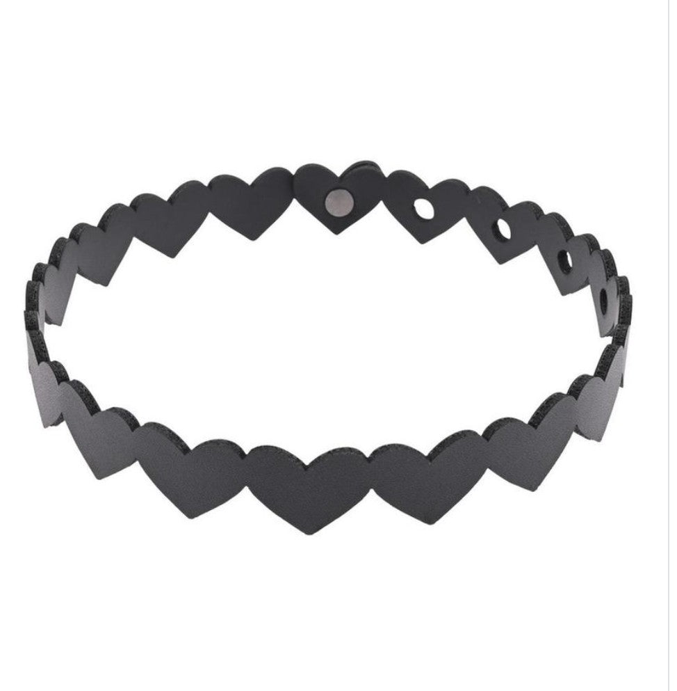 Heart Day Collar / Choker Style Necklace