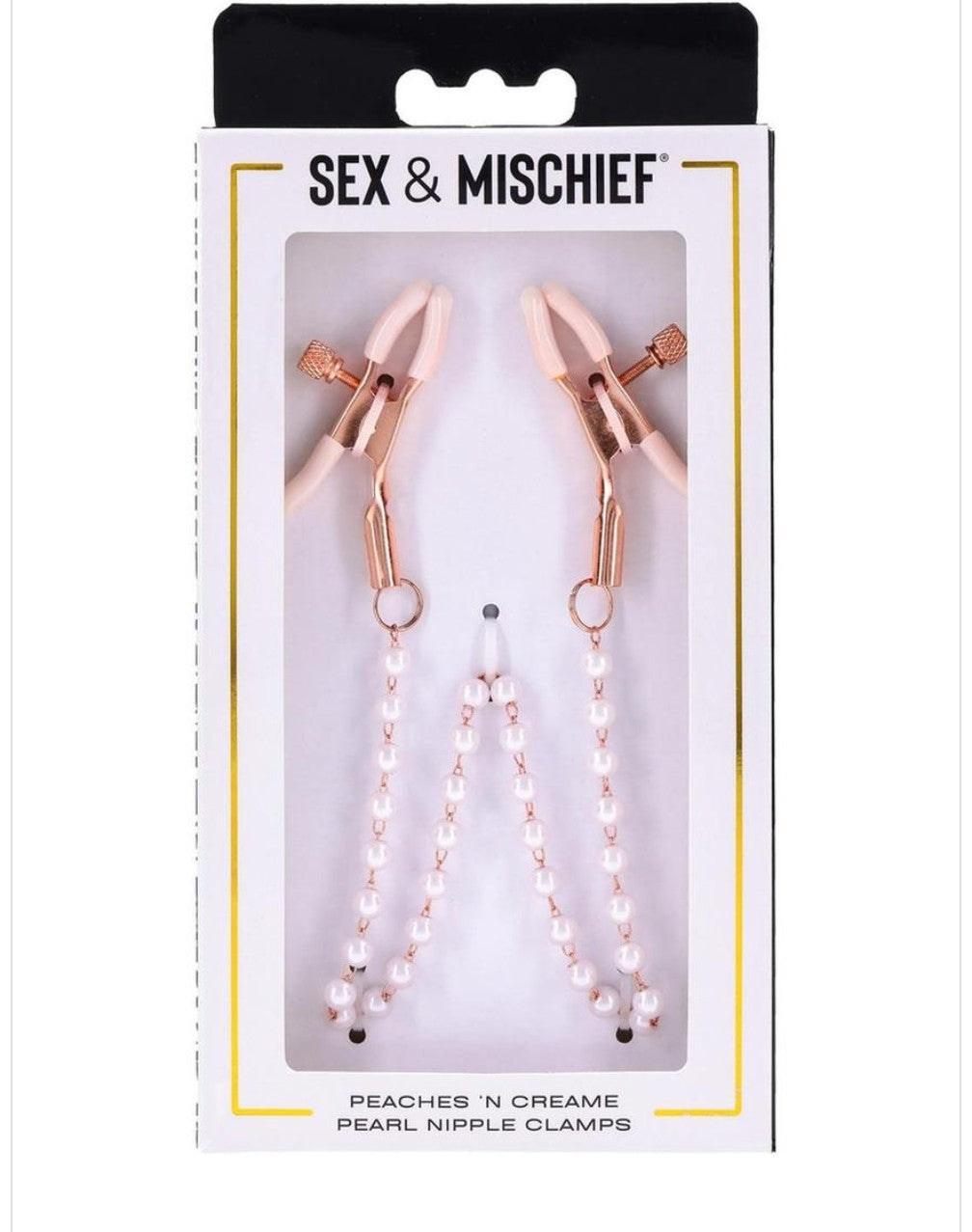 Peaches & Cream Pearl Nipple Clamps