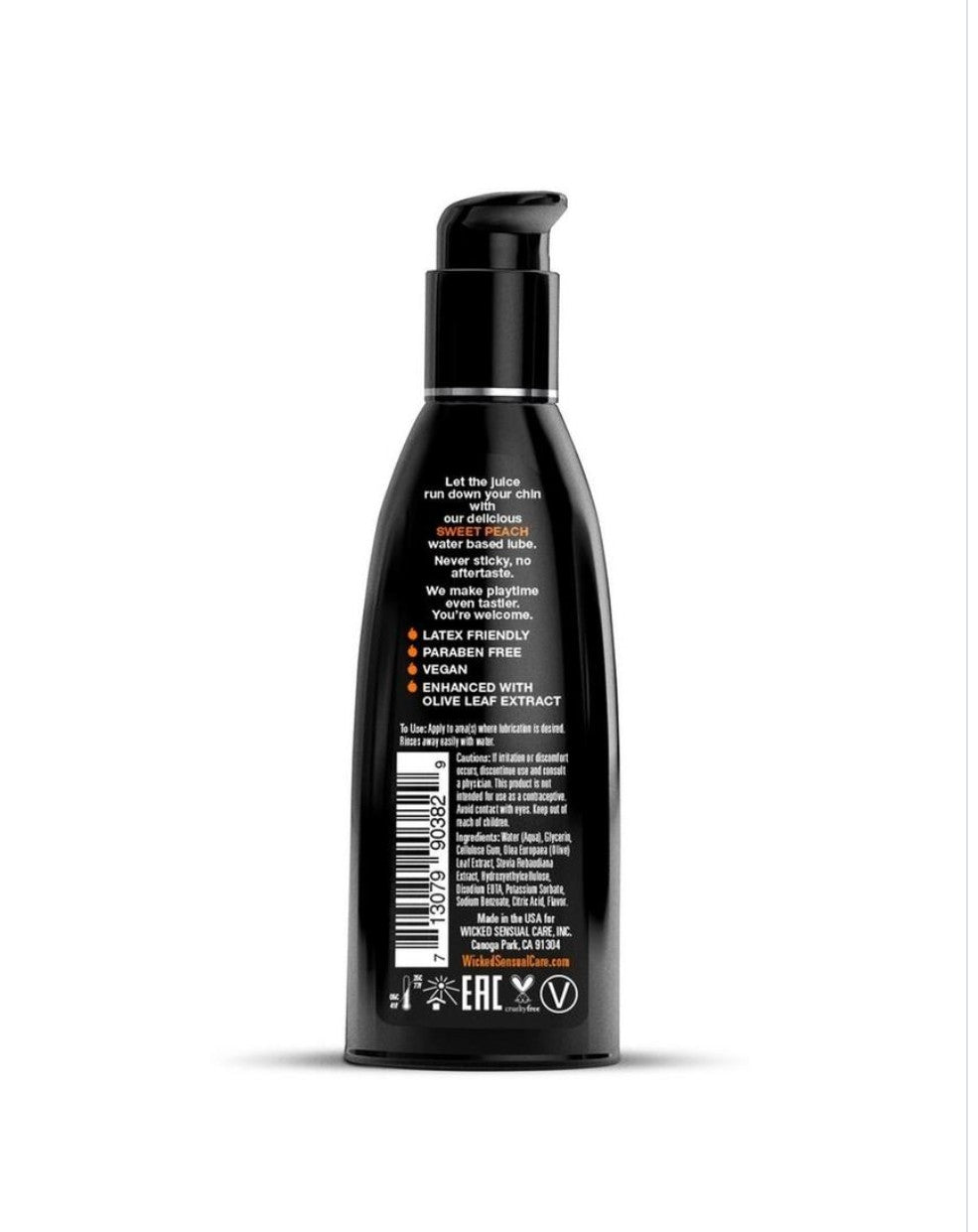 Water Based Lubricant - Sweet Peach