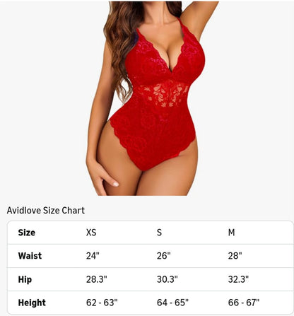 Red Hot Vixen Bodysuit