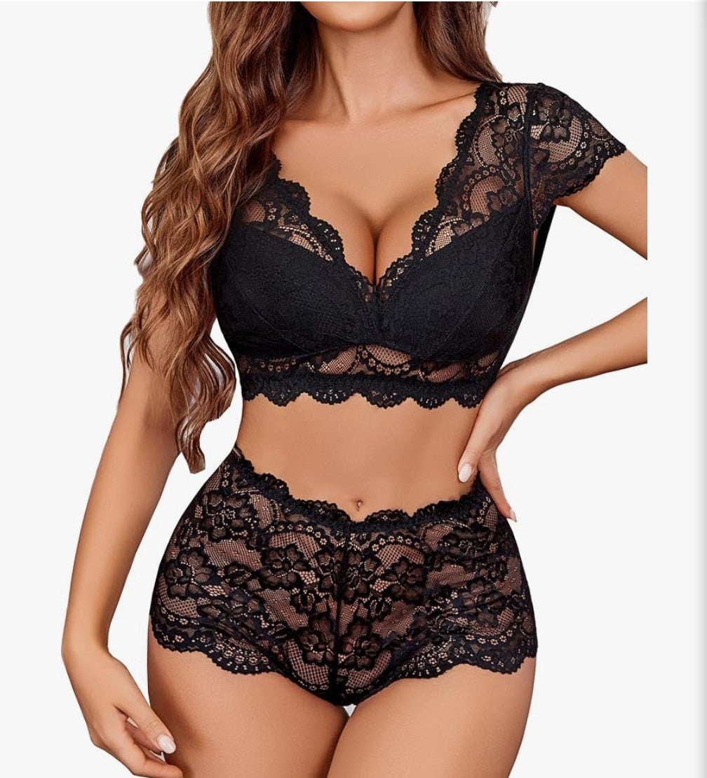 Sweet Dreams Two Piece - Black