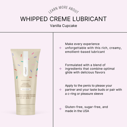 Whipped Creme Lubricant - Vanilla Cupcake